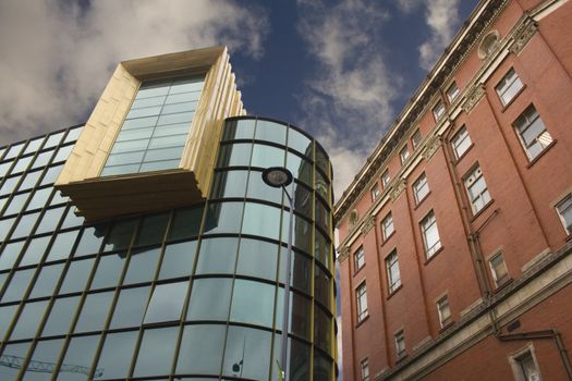 Ultra modern "Bling Bling" building in Liverpool City center, Liverpool, UK