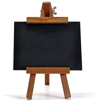 Small blackboard on easel for your text ? might be a restaurant�s menu, announcing a special offer or opening of a new store, a back to school announcement or whatever you want to communicate.