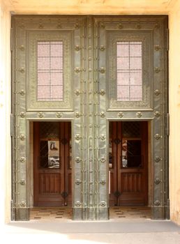 Cathedral main entrance door, Zagreb