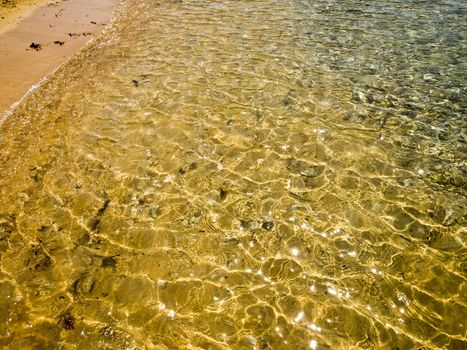 Beautiful tones and colours of shallow waters in the Med