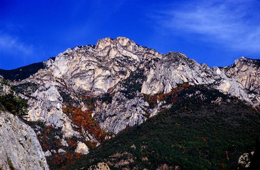 Driving through the Pyrenees a beautiful road trip particularly in the autumn.