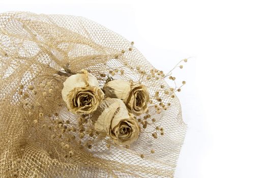 a bouquet of dry colors is in the beautiful wrapping