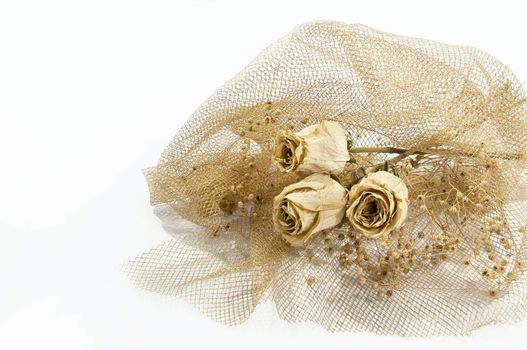 a bouquet of dry colors is in the beautiful wrapping