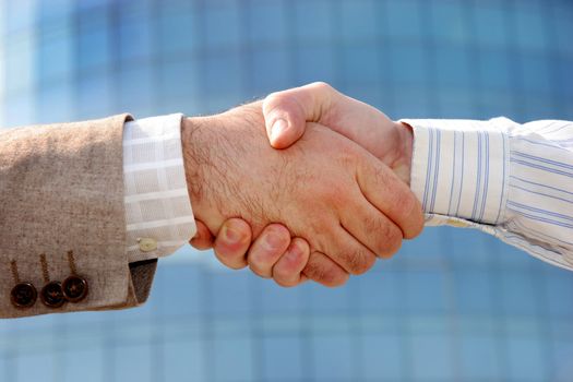 Details business handshake, partnership