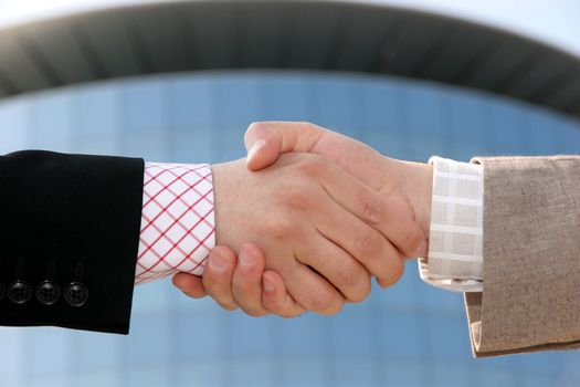 Details business handshake, partnership