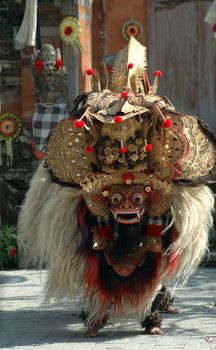 Typical Barong Dance in Bali, Indonesia