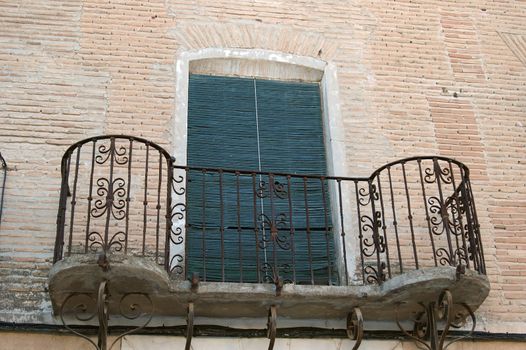 Balcony of a house in Andalusia, Spain