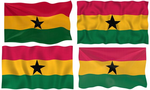 Great Image of the Flag of Ghana