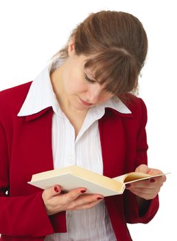 A woman acquainted with the contents of the book