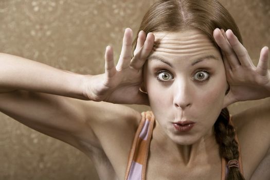 Woman with a Suspicious Look