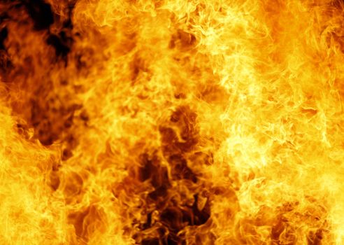 Blazing hot fire - stopped motion