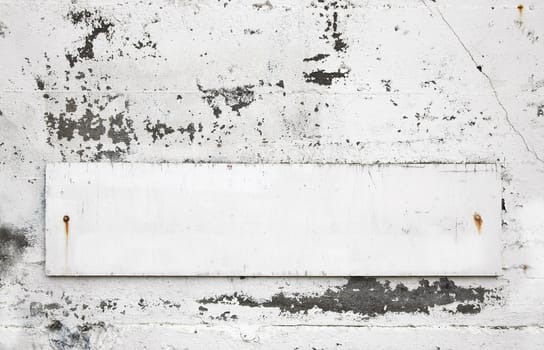 Old and grungy wooden sign - insert your own message