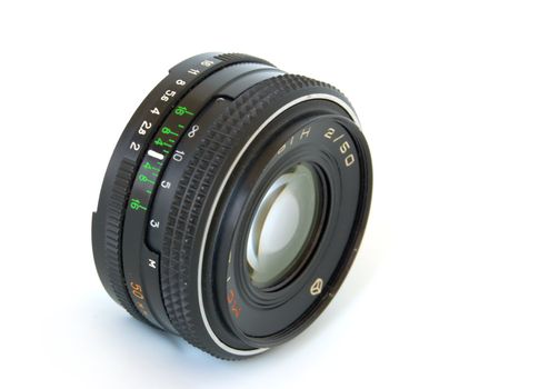 pic of pretty used old 50 mm lens
