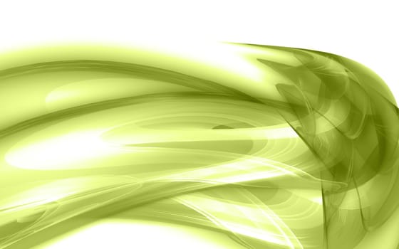 Digital illustration of digital background in green