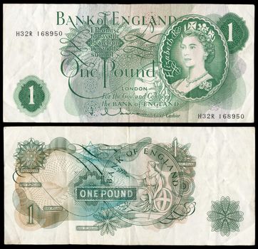 High resolution copy of an old Bank of England pound note