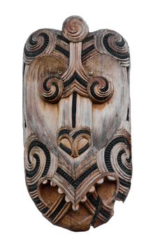 Maori carving at Rotorua, New Zealand