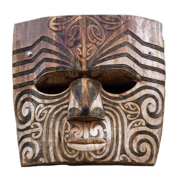 Maori carving at Rotorua, New Zealand