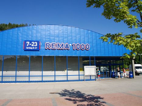 rema 1000 shopping mall in Norway