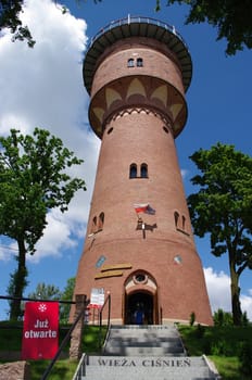 Tower of pressure Giżycko Poland