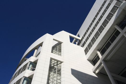 Modern architecture of City Hall of The Hague