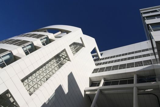 Modern architecture of City Hall of The Hague