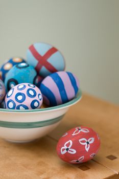 Hand painted easter eggs