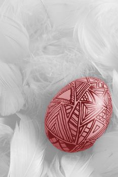 A red egg for your Easter design