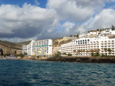 A hotel by the coast in Gran Canaria.