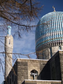 Old Mosque in the Saint Petersburg Russia