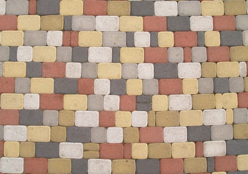 Colour paving stones which can be used as texture or as a background