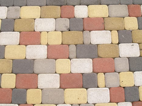 Colour paving stones which can be used as texture or as a background