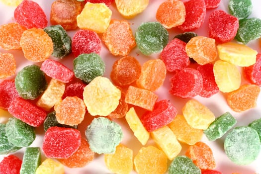 Bunch of colorful jelly candies