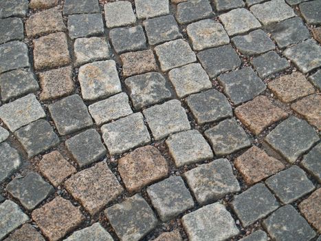 Paving stones from granite which can be used as texture or as a background