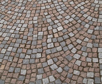 Paving stones from granite which can be used as texture or as a background