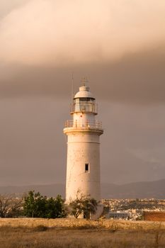 Lighthouse at sunset