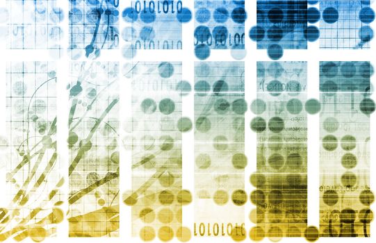 Internet World Wide Web Abstract Tech Background
