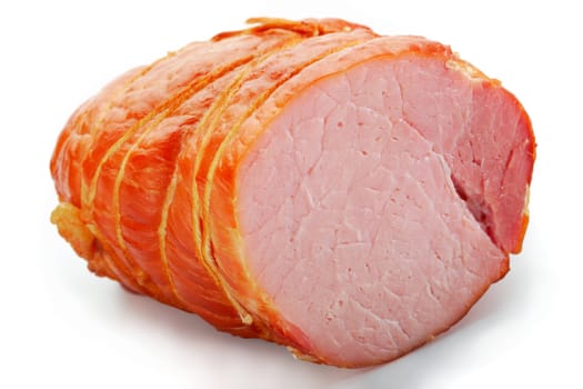 A close-up picture of ham. The file includes a clipping path.  Professionally retouched high quality image.