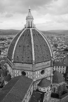 Cathedral in Florence Italy. Cupola of Brunelleschi 