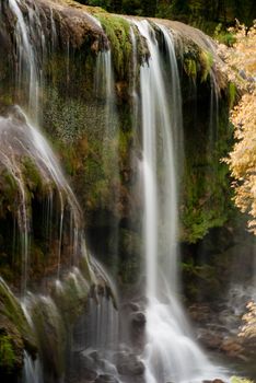 An image of Marmore Falls in Terni, Umbria Italy. 