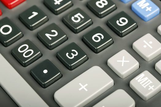Calculator close-up shot - XXL file captured in studio with a 21 megapixel camera