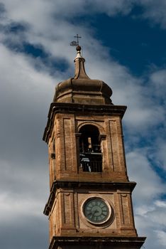 Image of Terni. Italy region umbria. Campanile of dome. 