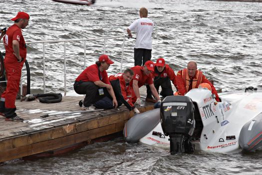 Cup of St.-Petersburg on water-motor to sports. "24 hours St.-Petersburg" 2007 Russia