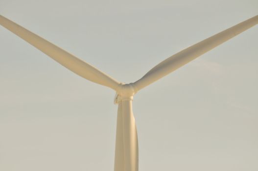 Close up of an Indiana Wind Turbine