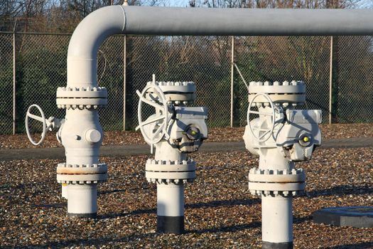 Gas control and conditionging station for energy consumption