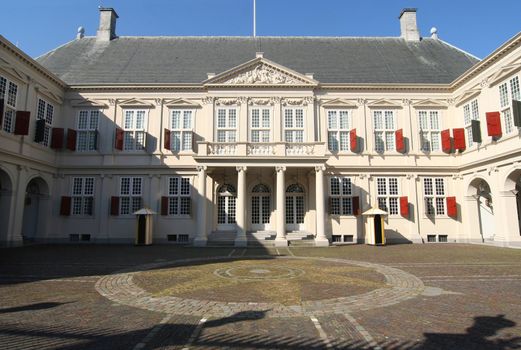 Royal Palace Noordeinde in The Hague, Holland