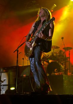 Whitesnake performs at Romexpo July 8, 2008 in Bucharest.