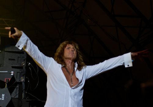 Whitesnake performs at Romexpo July 8, 2008 in Bucharest.