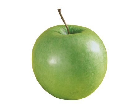 Combination with a green apple