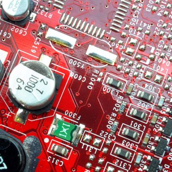 modern computer electronic from a modern pc