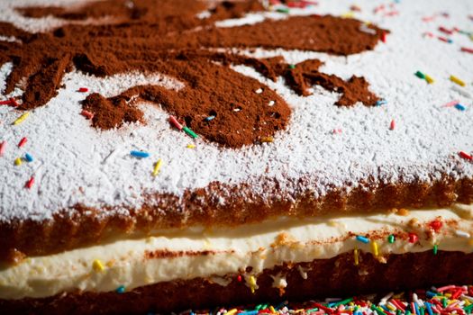 Italian Carnival Cake. Florentine Cake 